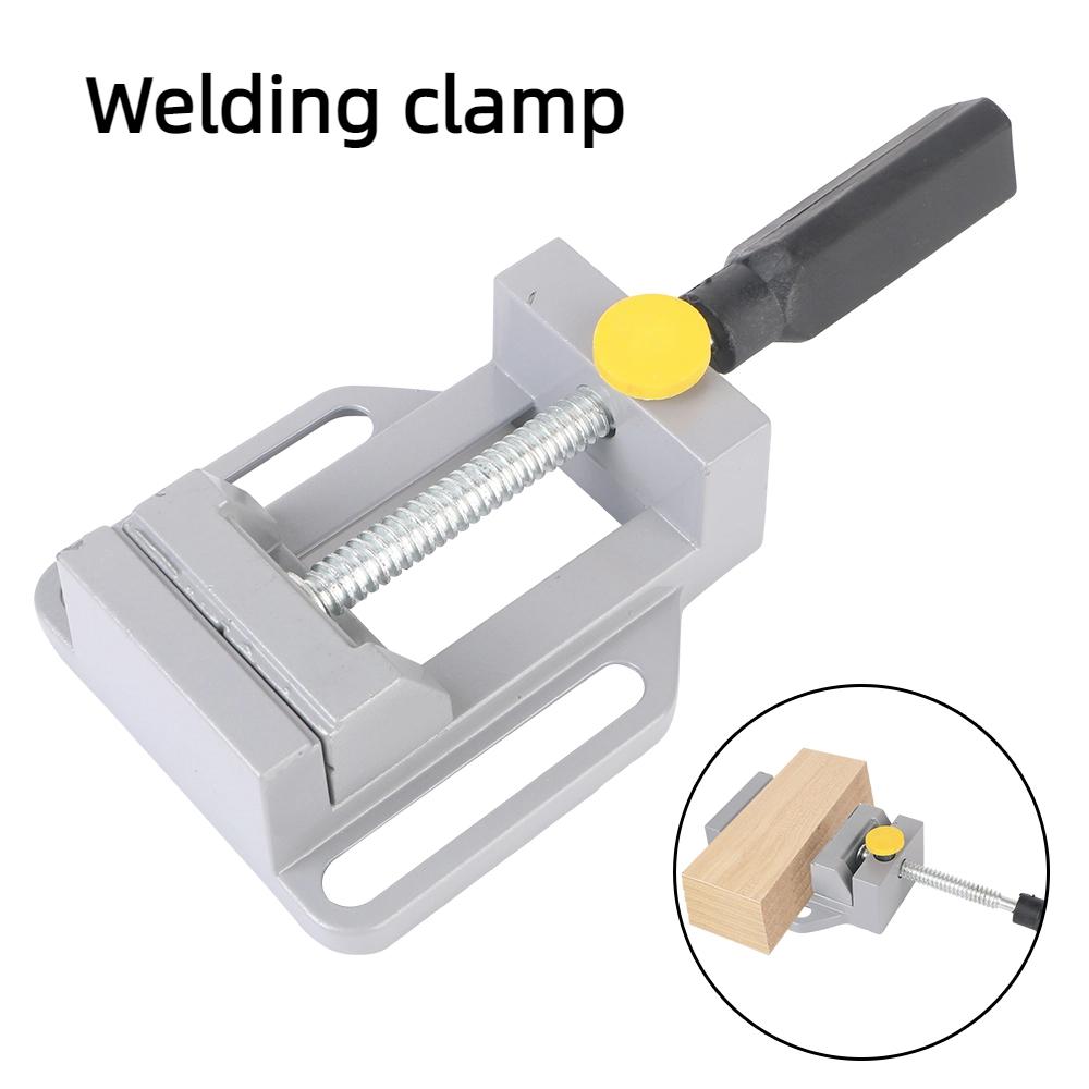 Aluminum Drill Press Vise Benchs Clamp For Electric Drill Stand Drill Press Stand Kit Flat Tongs Bench Vise Woodwork Tools