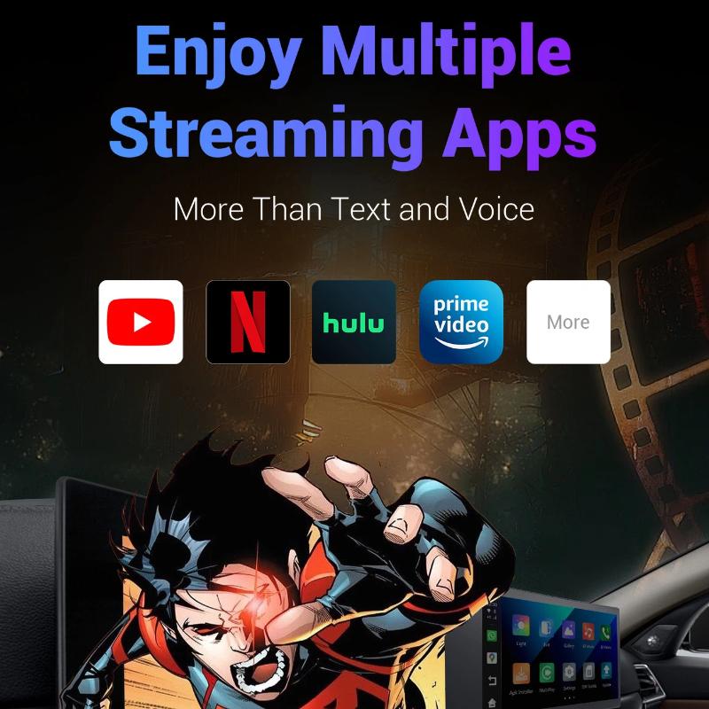 Aibox Smart CarPlay Box Android 13.0 Автомобильный конвертер для подключения автомобиля к головному устройству CarPlay Box