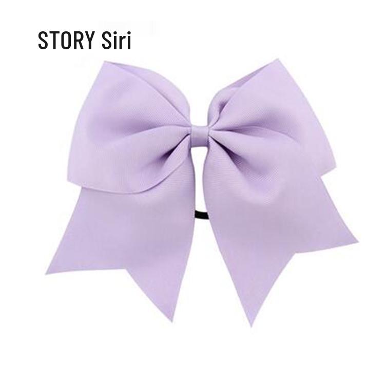 8-Inch Pigtail Bow Ribbon Hair Tie for Girls
