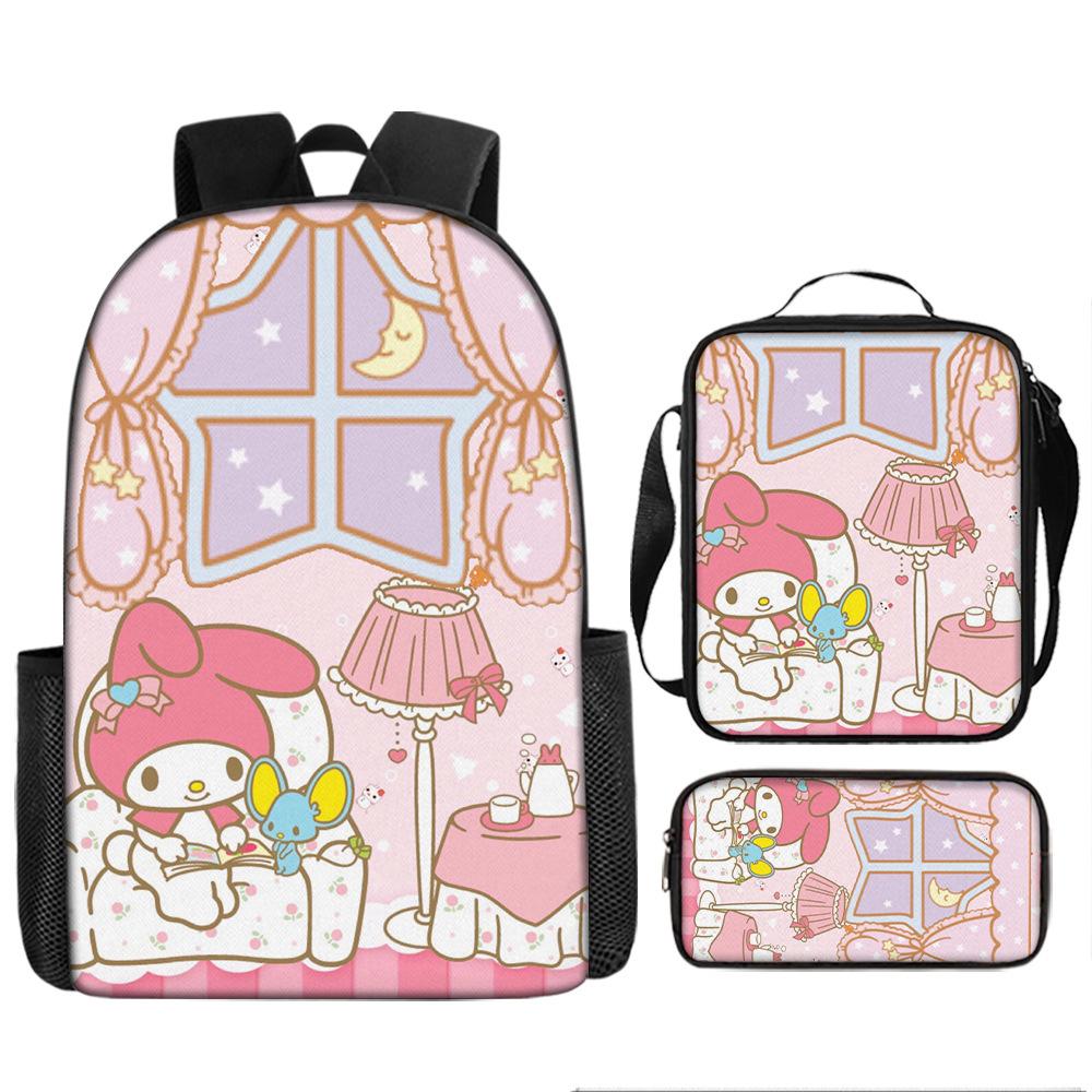 European And American Yugui Dog Schoolbag Cartoon Backpack Girl Cute Cartoon Animation Shoulder Messenger Bag Pencil Bag