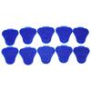 10pcs Urinal Screen Deodorizers Triangle Anti Splash Deodorizer Scented Urinal Screen Mat for Restroom Blue