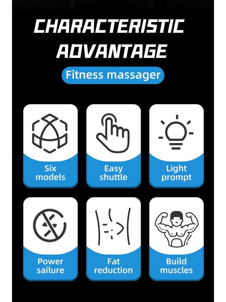 Умный EMS Тренажер для похудения живота и ног