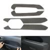 4 Pcs Car Carbon Fiber Door Armrest Decor Cover Trim for Jeep Wrangle JL Gladiator JT 2018-2021 Interior Accessories