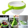 Складная центрифуга для салата со складной ручкой, большая вместимость, многофункциональная, для фруктов и овощей
