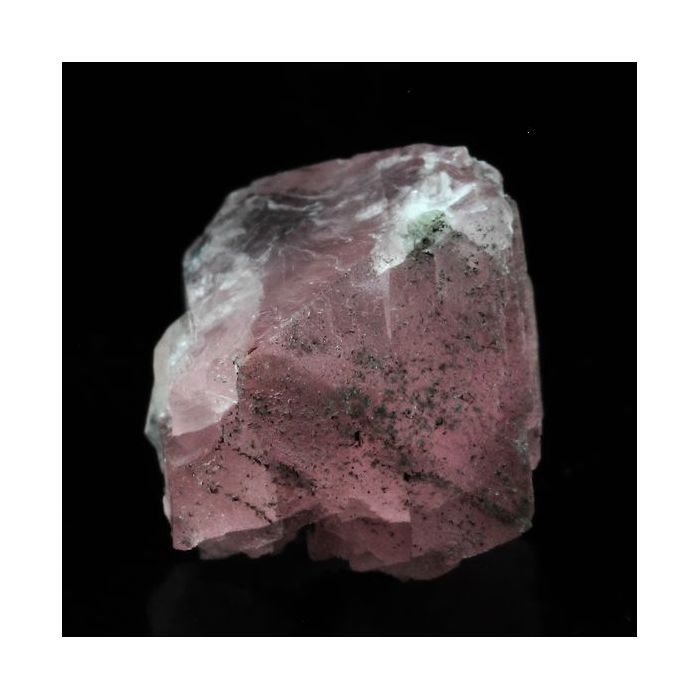 Pierres et Minéraux. Fluorite Rose. 29.0 ct. Massif du Mont-Blanc, France..
