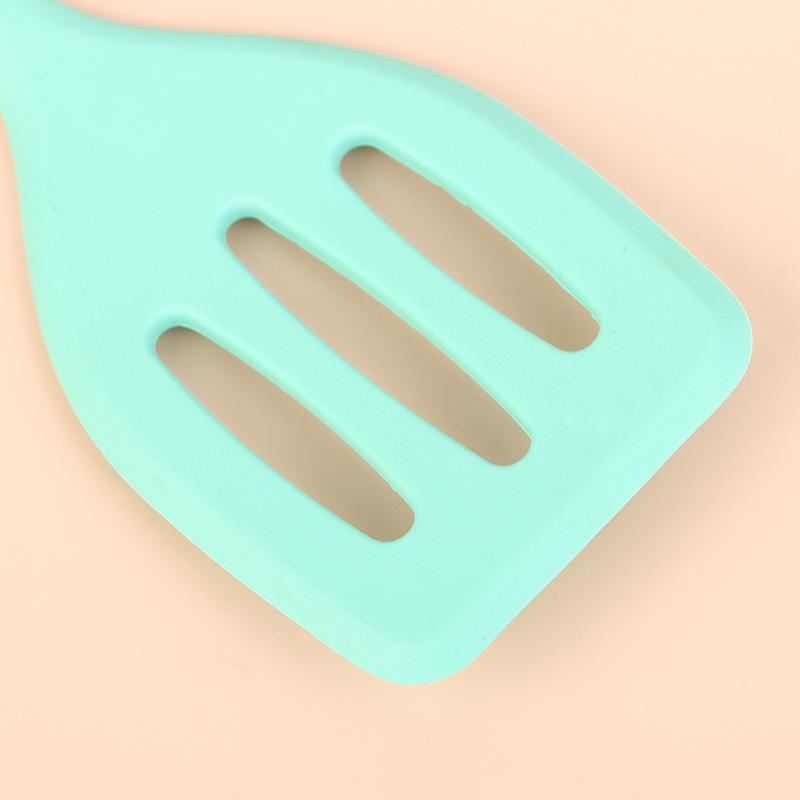 1 шт., маленькая интегрированная силиконовая лопатка для жарки, кухонная лопатка для жарки яиц и рыбы, кухонный инструмент