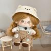 1 set Outfit Cotton Doll's Clothes Bear Hat Plush Doll Clothes  20cm Cotton Doll