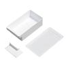 Butter Cutter Box Unbreakable Butter Dish with Clear Lid and Cutter Space-Saving and Easy Cutting Safe Butter Keeper Tray