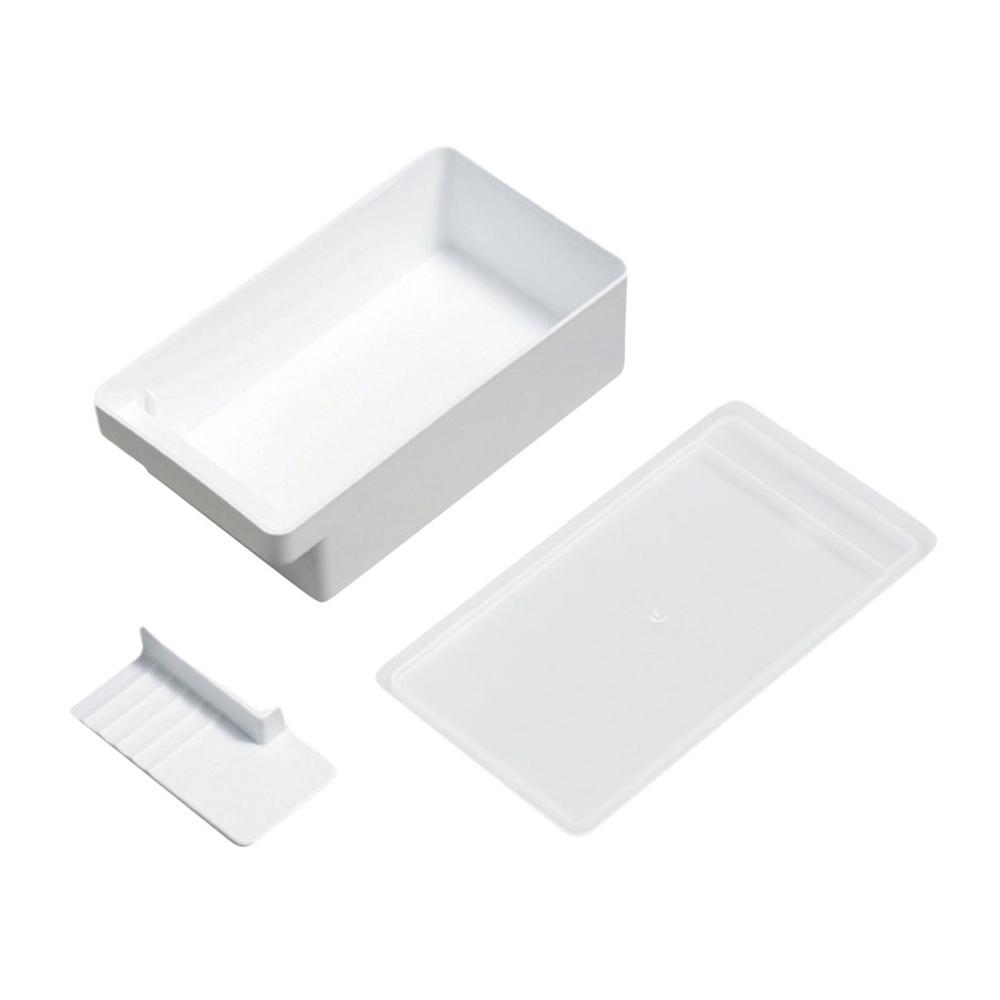 Butter Cutter Box Unbreakable Butter Dish with Clear Lid and Cutter Space-Saving and Easy Cutting Safe Butter Keeper Tray