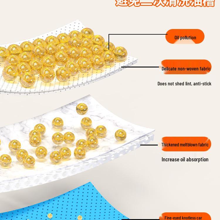 Улучшенный хлопковый фильтр для кухонной вытяжки, впитывающий масло: Впитывает только масло, не впитывает воду, не требует протирания, быстрая доставка!