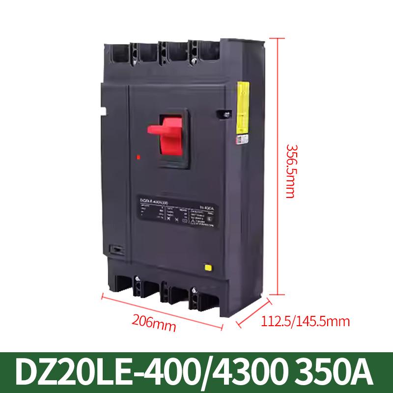 Автоматический выключатель УЗО DELIXI DZ20L-400 350A/400A 4P
