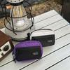 Lightweight Grid Fabric Mini Neck Pouch Adjustable Neck Lanyard Earphone Coin Purse  Travel Camping