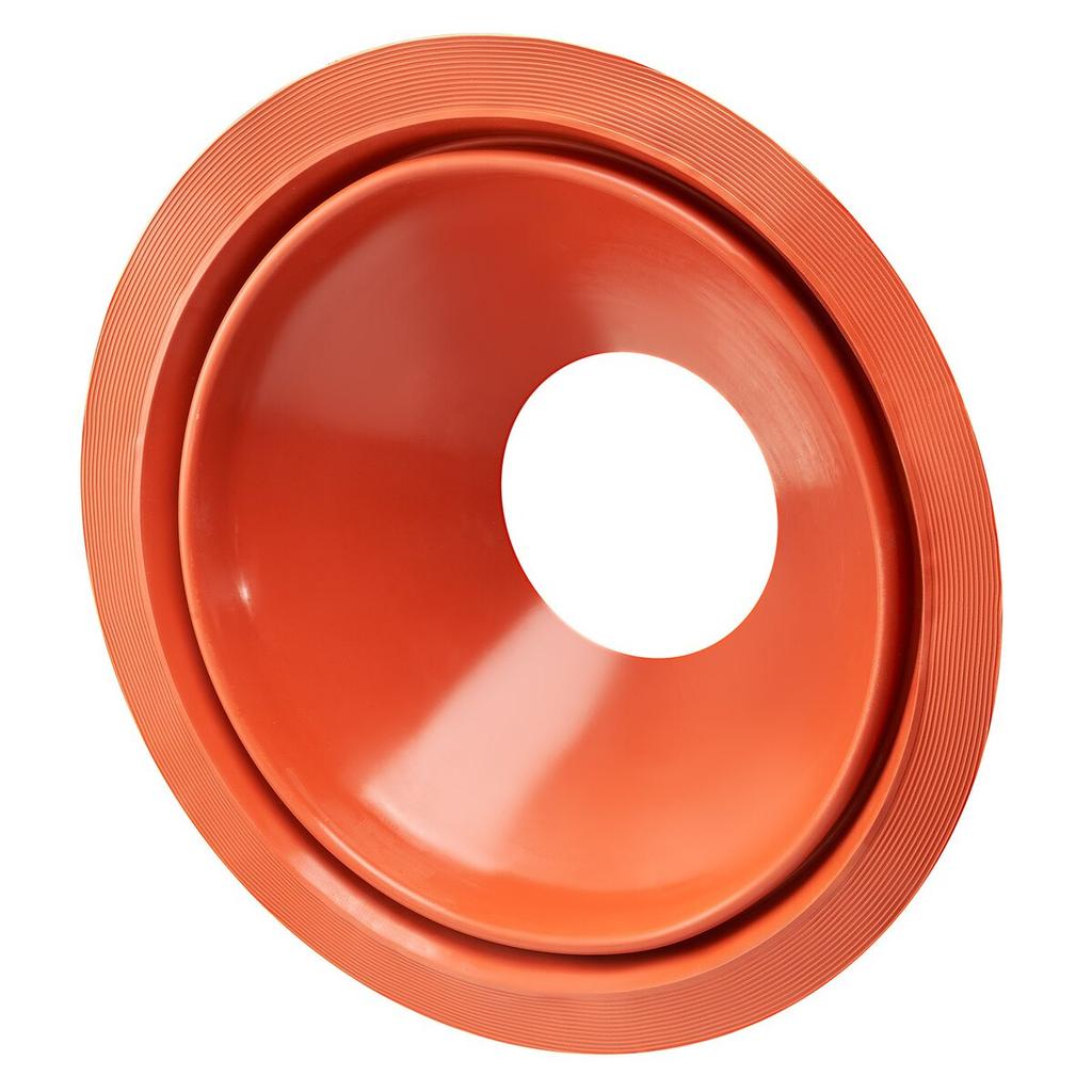 Metal Roof Pipe Flashing Boot Fits 10" - 19" Pipe High Temp Red Silicone