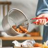 Корзина для жарки из нержавеющей стали с практичной складной ручкой Корзина для приготовления жареного картофеля Сетка для слива масла Дуршлаг Кухонные гаджеты