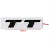 For Audi RS3 3D ABS Chrome Black TT Logo Car Rear Trunk Emblem Badge Sticker Decals for Audi TT RS MK1 8N 8J MK3 8S MK2 Accessories