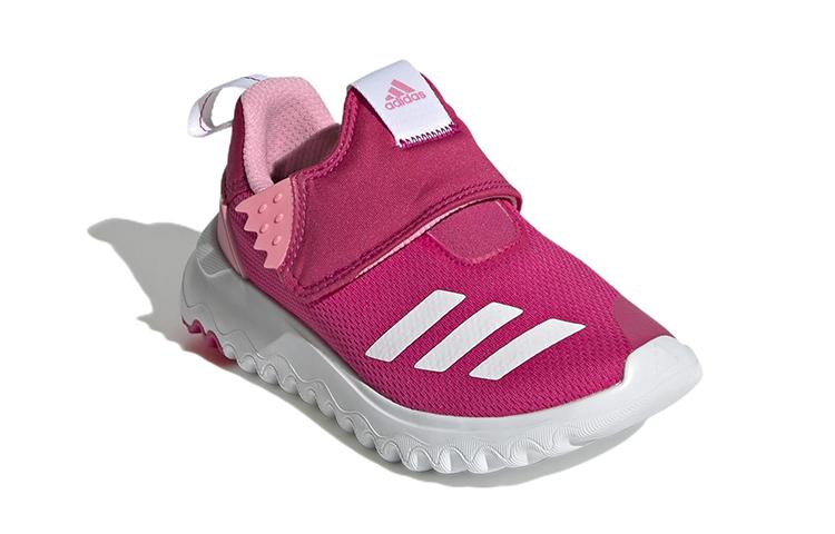 Adidas Suru365 Slip on Comfortable Low top Kids' Running Shoes Rose Red Children Aged 3 7 Years Old GY6670