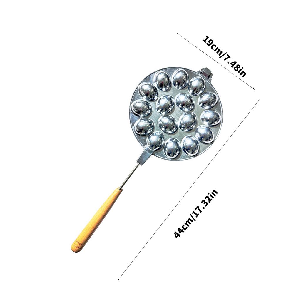 Антипригарная овальная форма для выпечки орехового печенья, ореховые вафли и пирожные с деревянной ручкой, формы для выпечки из алюминиевого сплава