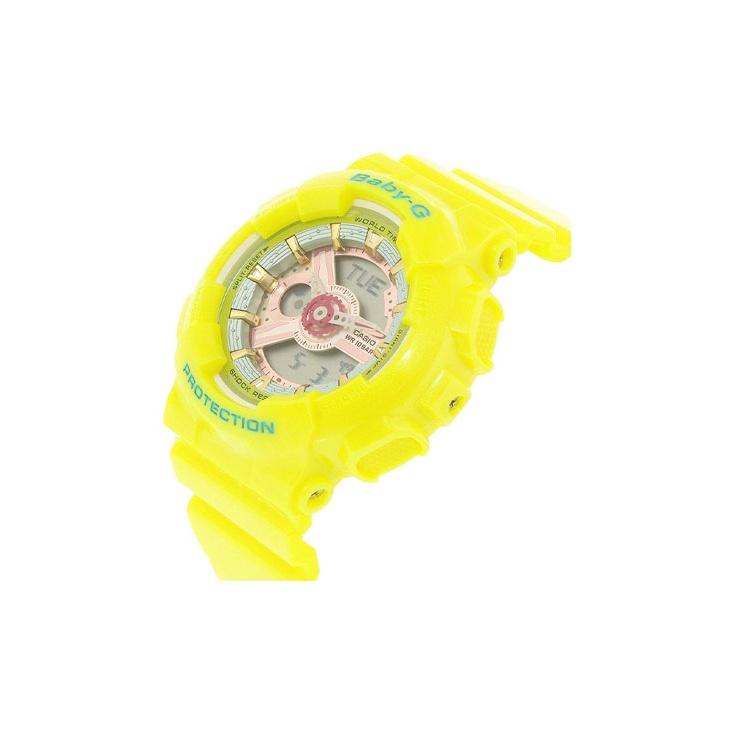 Casio Baby-G Серия Тематическая Модный Тренд Жизненная Сила Уличный Классика Стрелочный Двойной Дисплей Спортивные Водонепроницаемые Кварцевый Механизм Ремешок из Смолы BA-110CA-9A