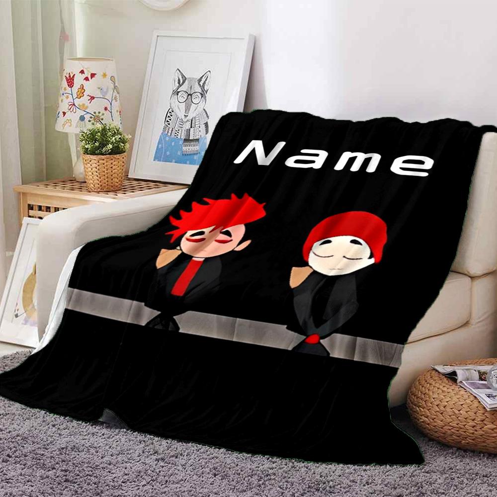 Customiz Name Personality twenty one pilots Blanket Soft &Warm Sofa Office Bed Travel Lunch Break Blanket, Gift Suitable All Seasons