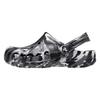 Fashion Outdoor EVA Marble Clog 3cm Unisex Black