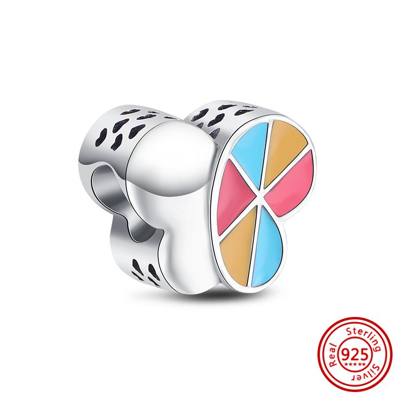 Новый Оригинальный Дизайн Пчела Бабочка Стрекоза Мультяшный Милый Шарм Подходит для Браслета Pantaro DIY 925 Стерлинговое серебро Медь Циркон Подарок