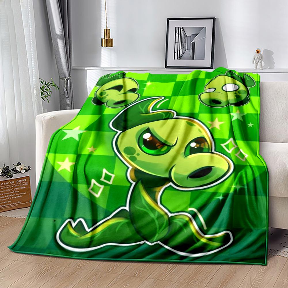 Plants vs. Zombies blankets Suitable for sofas, travel, living rooms also a good gift for friends and family Suitable for all seasons.
