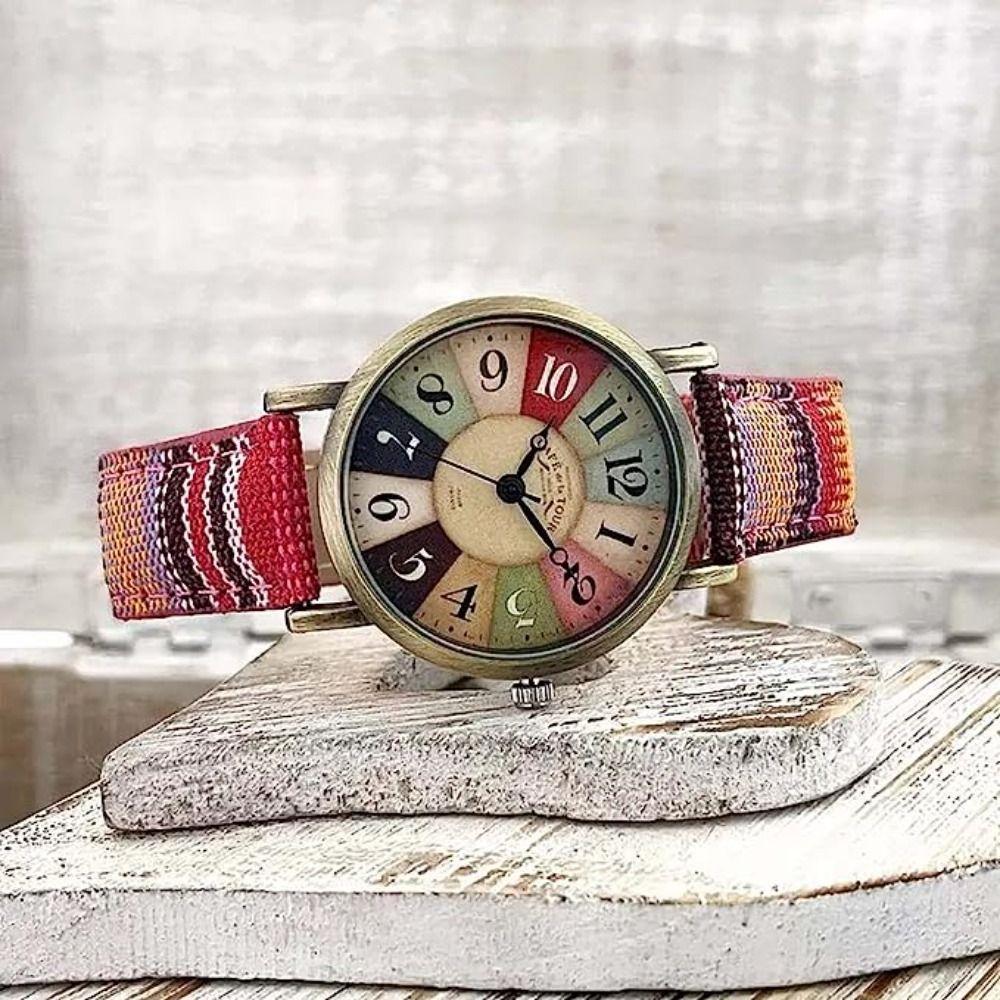 Boho Style Quartz Watch Multicolor Bohemian Watch New Design Wrist Watches  Women Girls