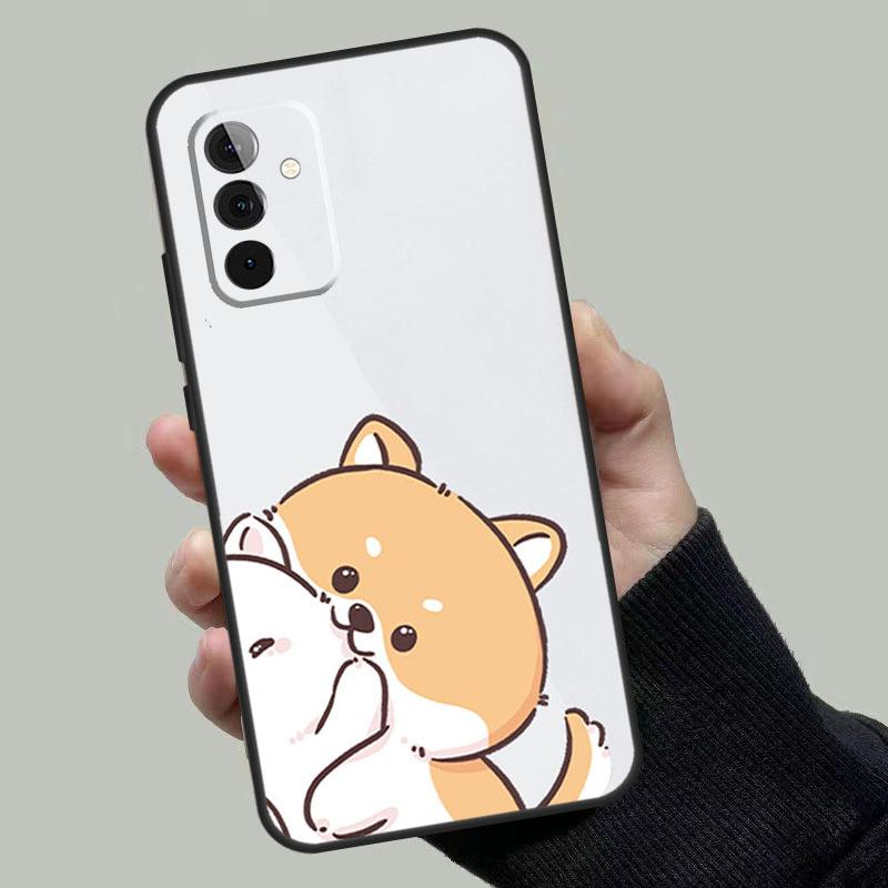 Забавный Чехол с Животными Кошки Собака Тигр Пара Для Samsung Galaxy A56 A36 A16 A33 A13 A23 A52 A32 A12 A54 A34 A14 A53 A15 A35 A55 A17