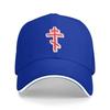Russian Orthodox Cross Print Baseball Caps Snapback Baseball Hats Breathable Casual Casquette Outdoor for Men And Women