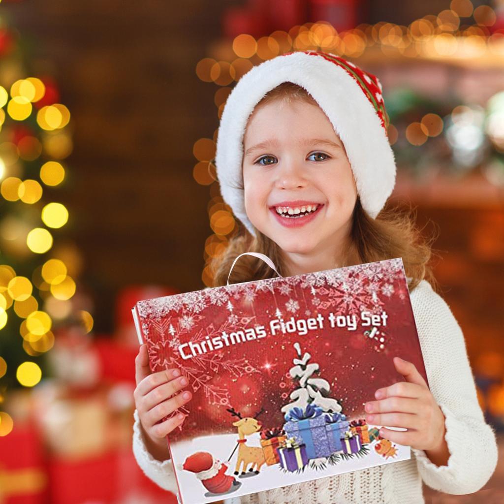 Рождественская силиконовая сенсорная декомпрессия, настольная головоломка, декомпрессионная игрушка