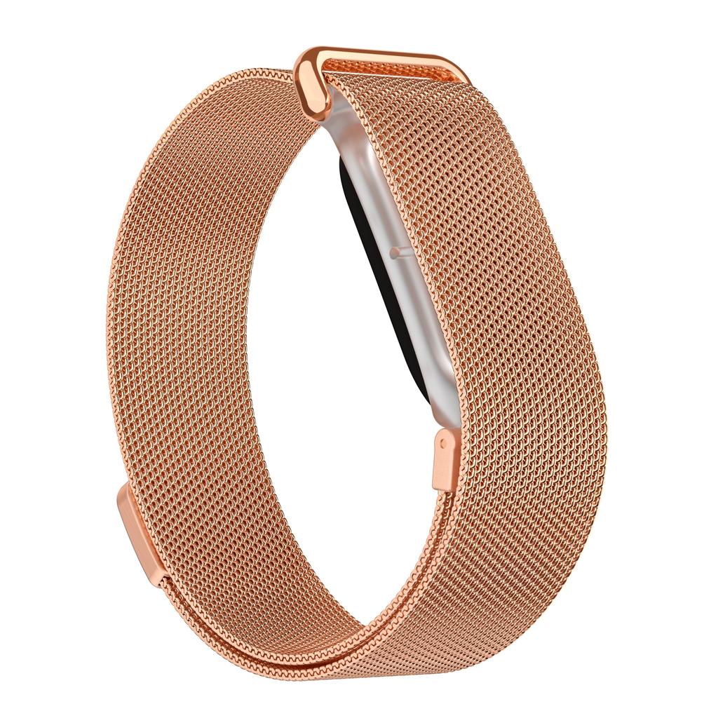 Роскошные Миланские петли для Google Fitbit Air Магнитный ремешок Дышащий Быстросъемный Браслет для наручных часов из нержавеющей стали Браслет для мужчин Женщин
