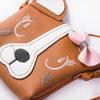 Children Bowknot Dog Shoulder Bag Baby Purse PU Leather Messenger Bag Kid Crossbody Bag Wallet