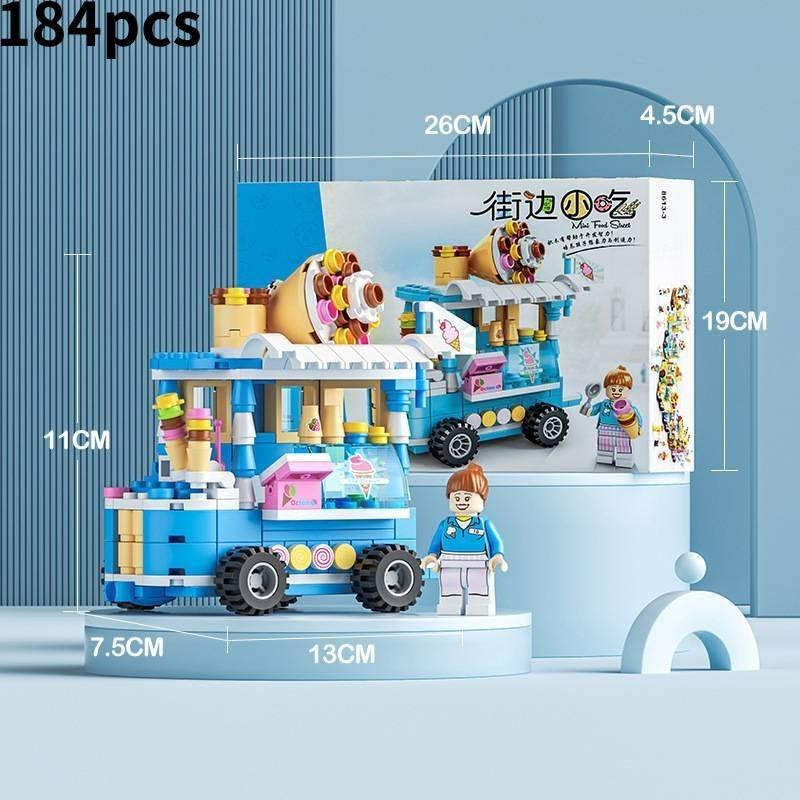 Высококачественные строительные блоки из АБС-пластика, совместимые с городской уличной сценой