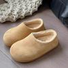 Small Potatoes All-inclusive Fluffy Shoes for Women To Wear In Winter, New One-pedal Plush Snow Boots Cotton Shoes