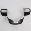 A87Q-For Toyota Fortuner Hilux 2024 ABS Carbon Fiber Car Steering Wheel Cover Trim Frame Decoration Interior Accessories