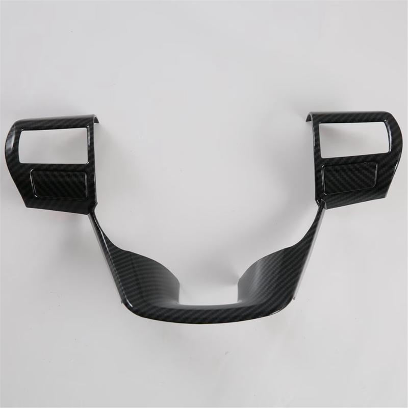 A87Q-For Toyota Fortuner Hilux 2024 ABS Carbon Fiber Car Steering Wheel Cover Trim Frame Decoration Interior Accessories