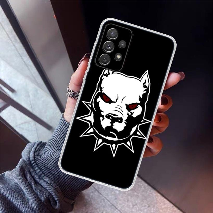 Pit Bull Lovely Dog Pitbull Phone Case For Samsung Galaxy A17 A57 A37 A16 A26 A36 A56 A15 A25 A35 A55 A14 A13 A54 A53 A34 A24 A3