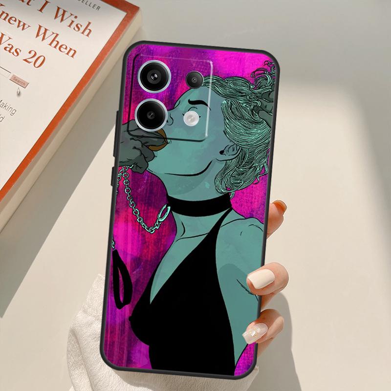 Sexy Lady Red Lips Girls Funda For Xiaomi Redmi Note 14 13 10 11 12 15 Pro Plus Case For Redmi 15 14C 12C 10C 13C 15C