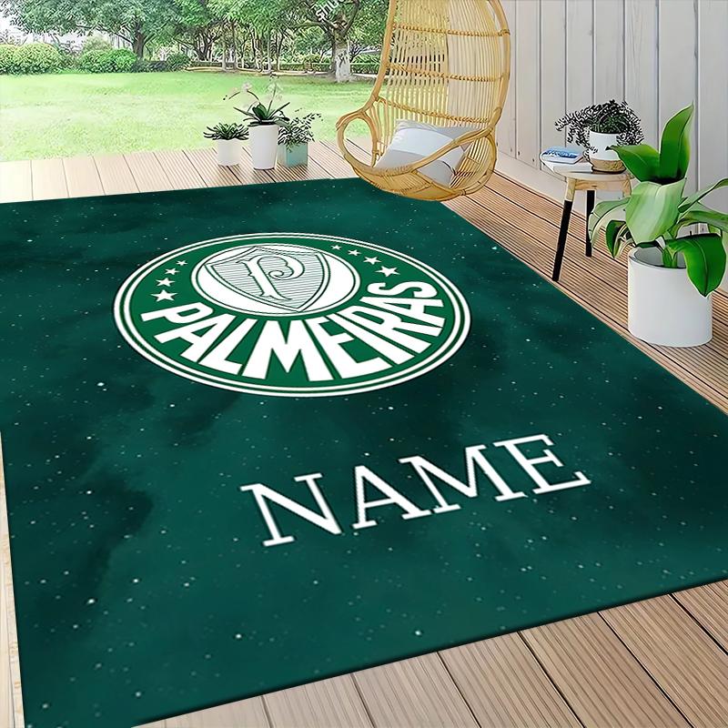 Custom Name "Palmeiras FC Galaxy Theme" Carpet Rug Customizable Soft Washable Anti-Slip Home Living Room Sofa Mats Personalized Rug. 0909211