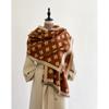 Women Pashmina Scarves Fringe Wrap Winter Warm Fashion Brands Designer Cashmere Two-Sided Letter Scarf Blanket Soft Shawls