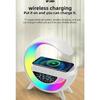 BIG G Multifunction Bluetooth Speaker RGB Night Light Fast Wireless Charger Stand For iPhone Samsung Xiaomi Charging Station