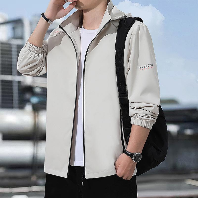 Autumn Jacket Men's Korean Version Trend Fashion Men's Top Loose Casual Jacket Spring and Autumn