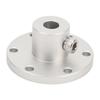 Flange Shaft Coupling 10mm Aluminum Stable Connection Hub Mounting Shaft Coupling for 14041 Wheels