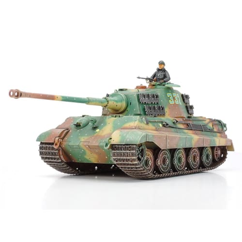 Tamiya 1/35 Военная миниатюра Серия Нет. 164 Немецкий армейский тяжелый танк Королевский тигр башня Хеншеля Пластиковая модель 35164