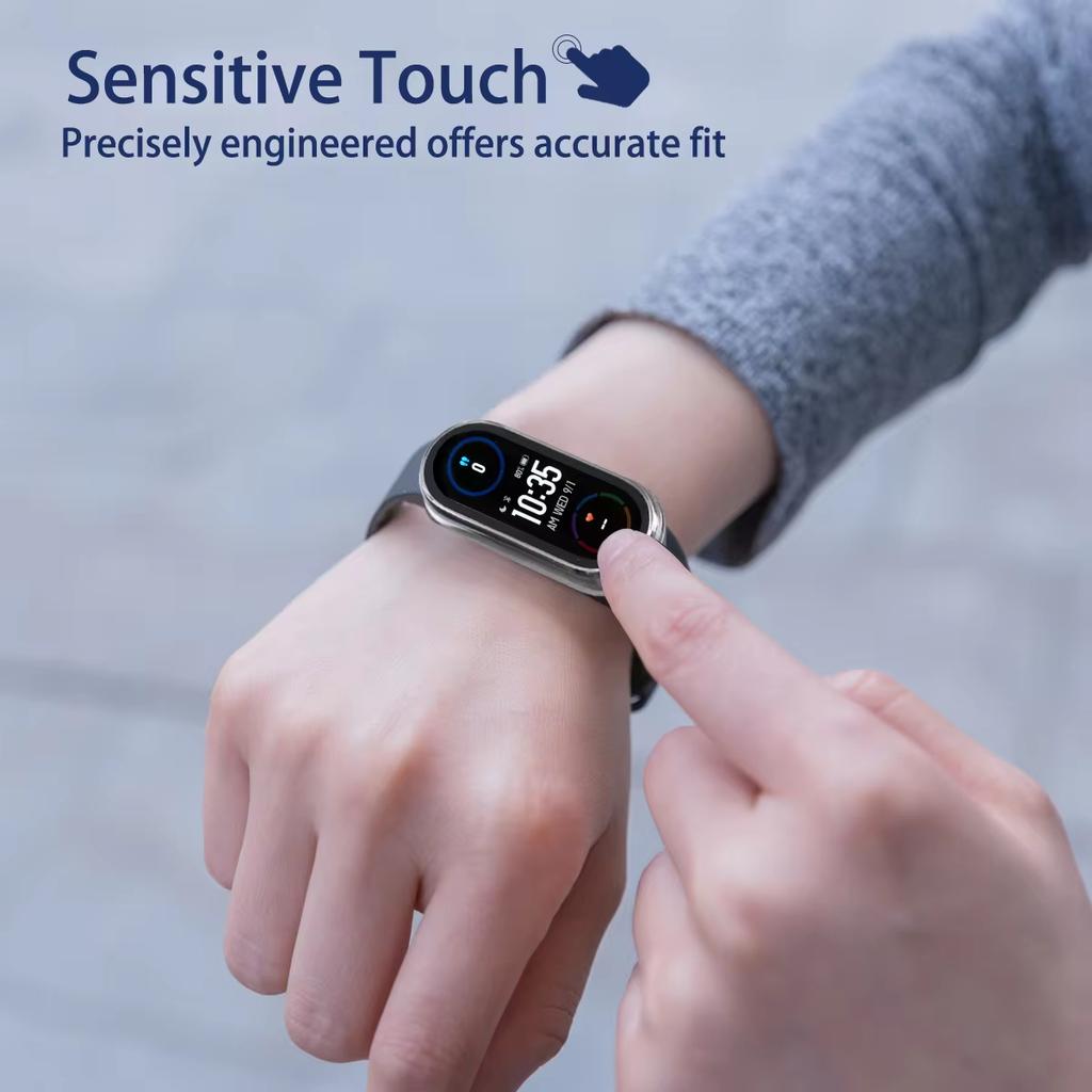 Cover Case for Xiaomi mi band 8 9 NFC miband 9 accessories All-Around Protective Bumper Screen Protector mi band 8 9 Smart Watch