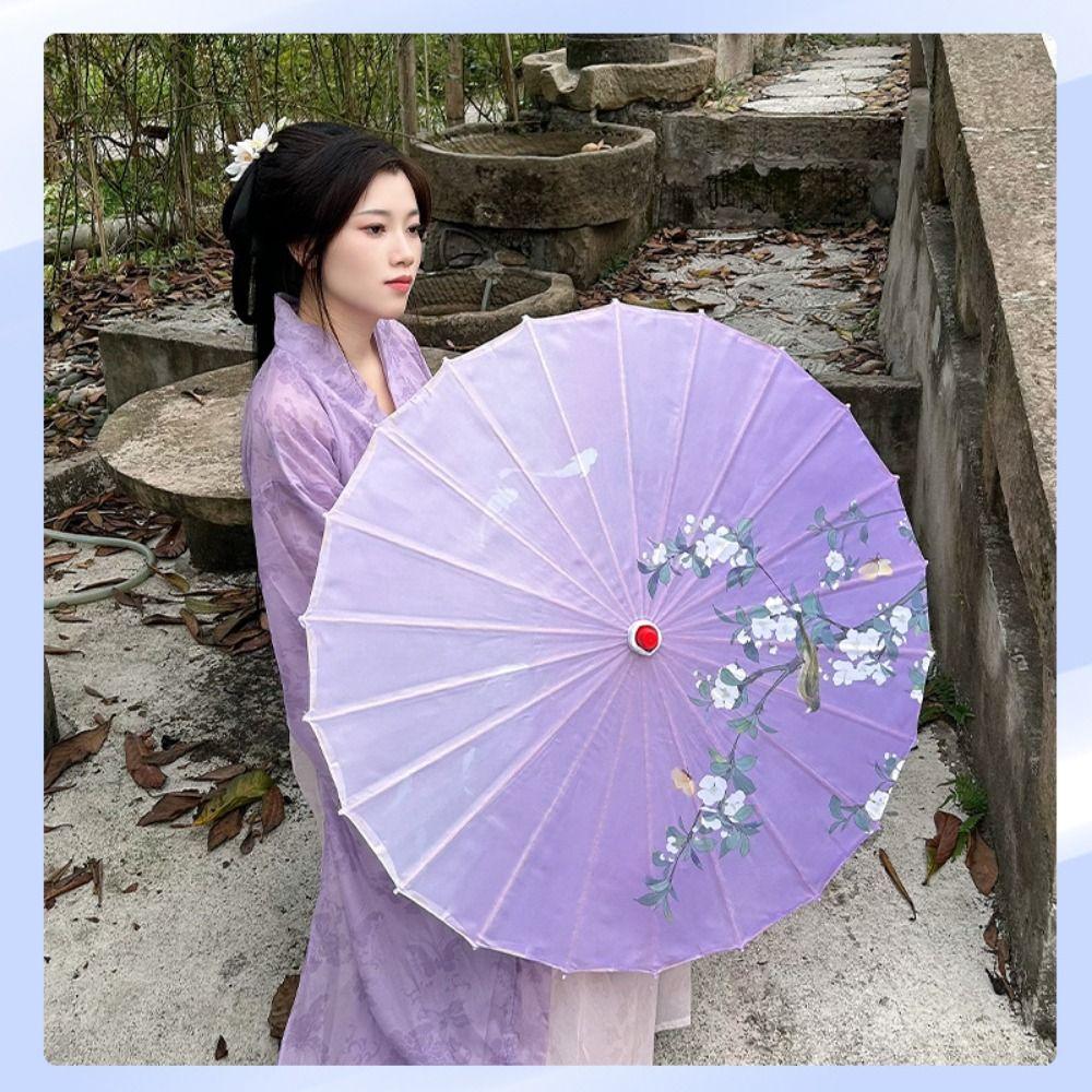 10 Colors Oiled Paper Umbrella Chinese Antique Style Dance Performance Umbrella Dance Performance