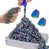 Magnetic Balls About 500 Pcs, Mini Magnetic Putty, Fun Quiet Fidget Toy for Adults, Desk Toys for Office