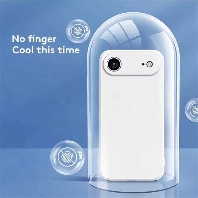 Soft Phone Case for iPhone 17 Air 16E 15 14 13 Mini 12 11 Pro Max Plus 6/7/8 X XR SE Funda Square Liquid Silicone Camera Lens Protection Back Cover