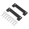 Carbon Fiber Front Rear Body Mount Crossmember Invisible Body Mount Post for Tamiya TT01 TT02 XV01 1/10 RC Car Upgrade Parts