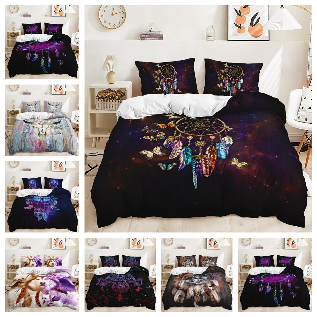 Three-Piece Dreamcatcher Animal Two-Piece Digital Printing Kit Bedding